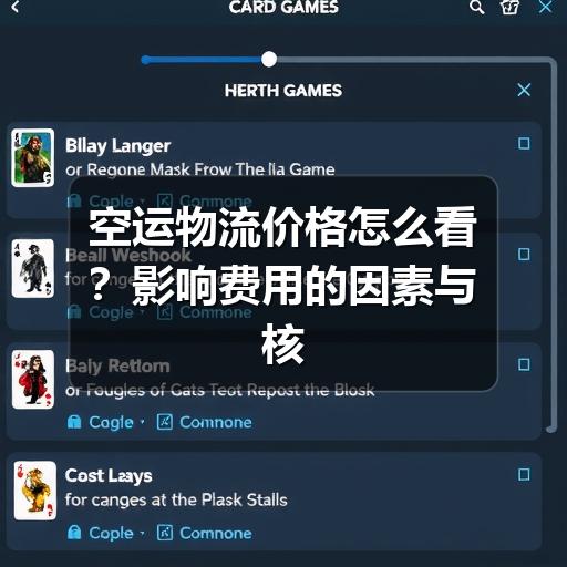 空运物流价格怎么看？影响费用的因素与核价方法