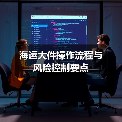 海运大件操作流程与风险控制要点