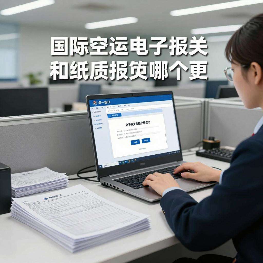 国际空运“电子报关”和“纸质报关”哪个更快？（现在主流用哪种方式）