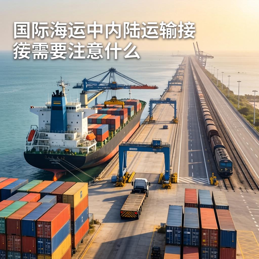 国际海运中“内陆运输衔接”需要注意什么（如何协调港口到目的地的拖车或铁路运输）