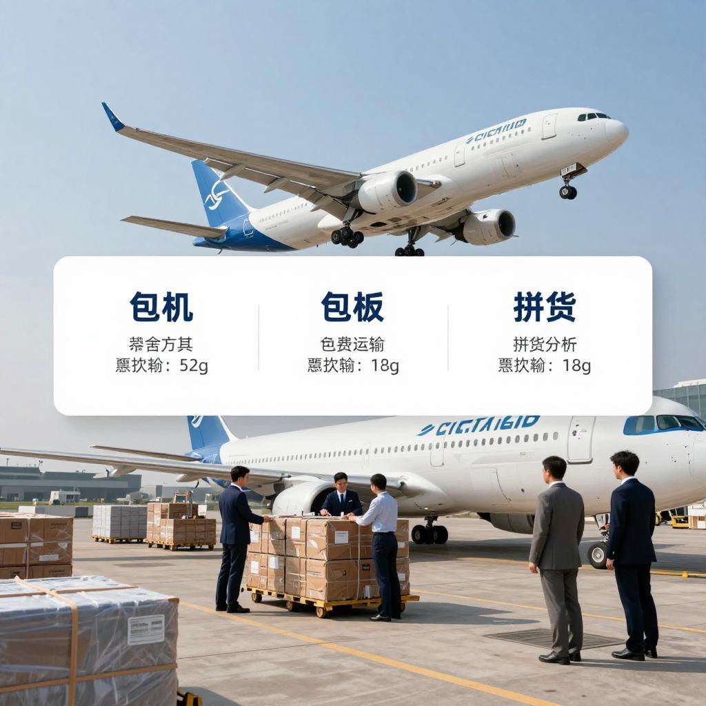 国际空运“包机”“包板”“拼货”的费用差异是什么？（如何选择更划算）