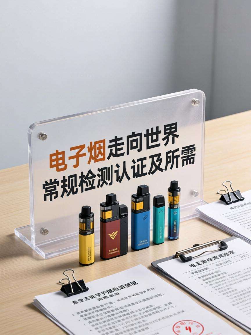 电子烟走向世界常规检测认证及所需资料