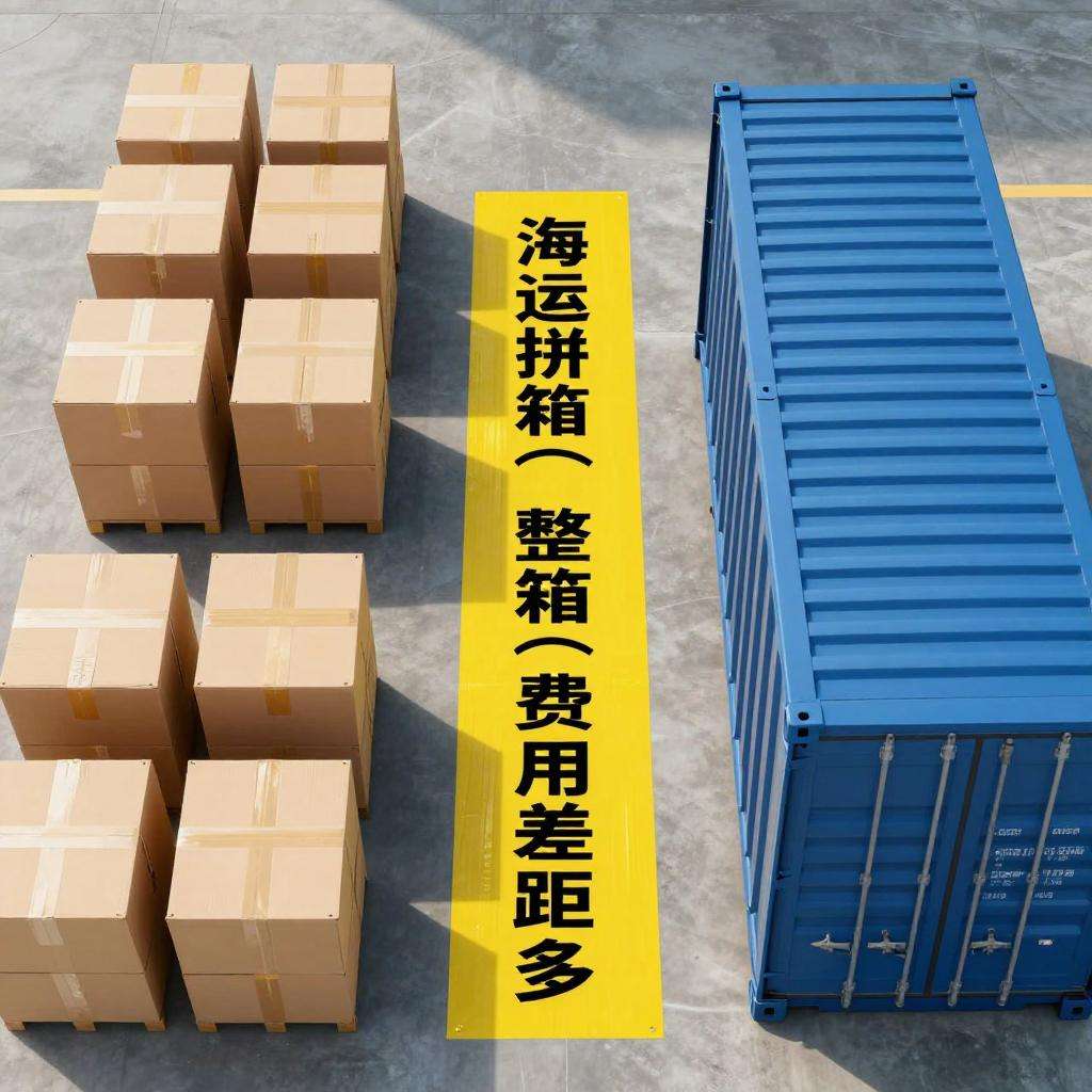 海运拼箱（LCL）vs整箱（FCL），费用差距多大（国际海运干货知识分享）