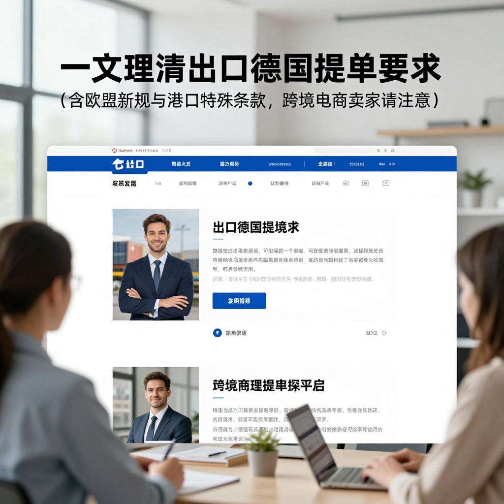 一文理清出口德国提单要求：含欧盟新规与港口特殊条款（跨境电商卖家请注意）