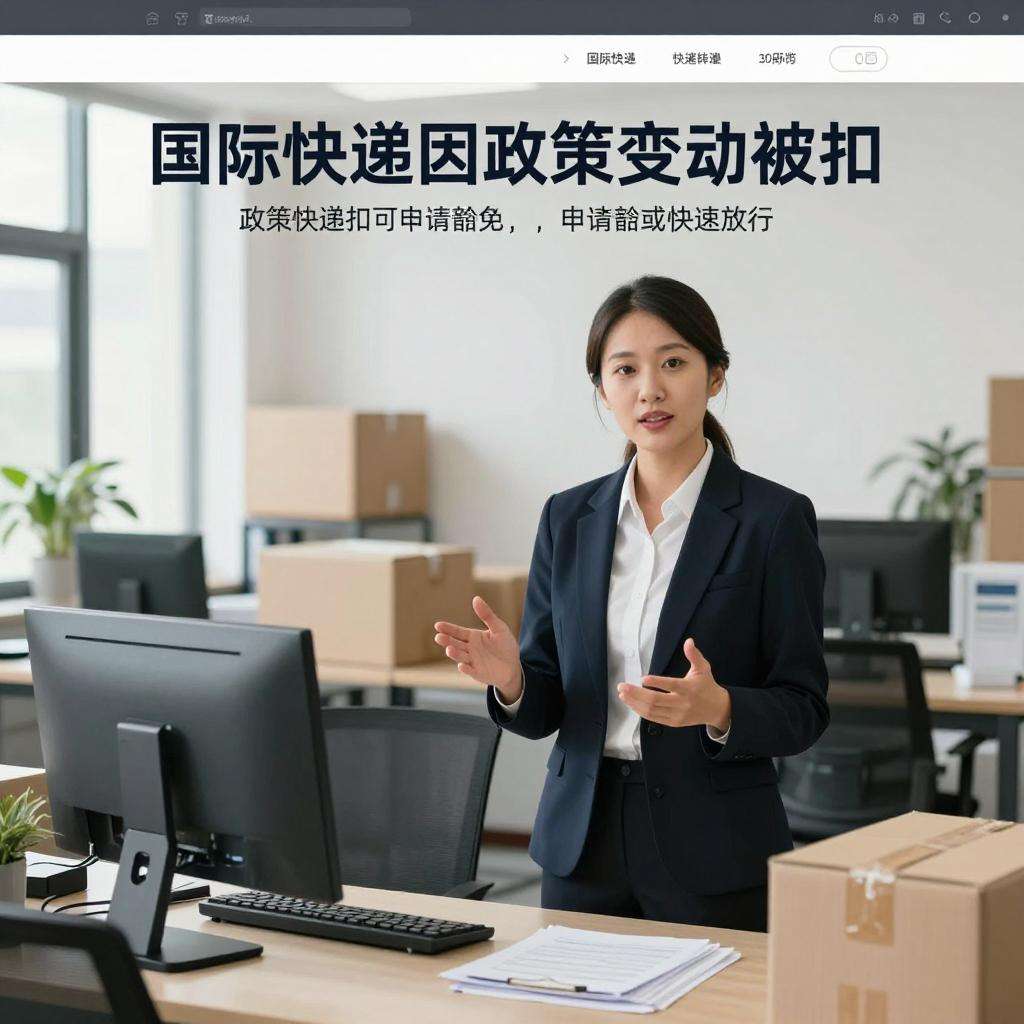 国际快递因政策变动被扣，如何申请豁免或快速放行（国际快递干货知识分享）