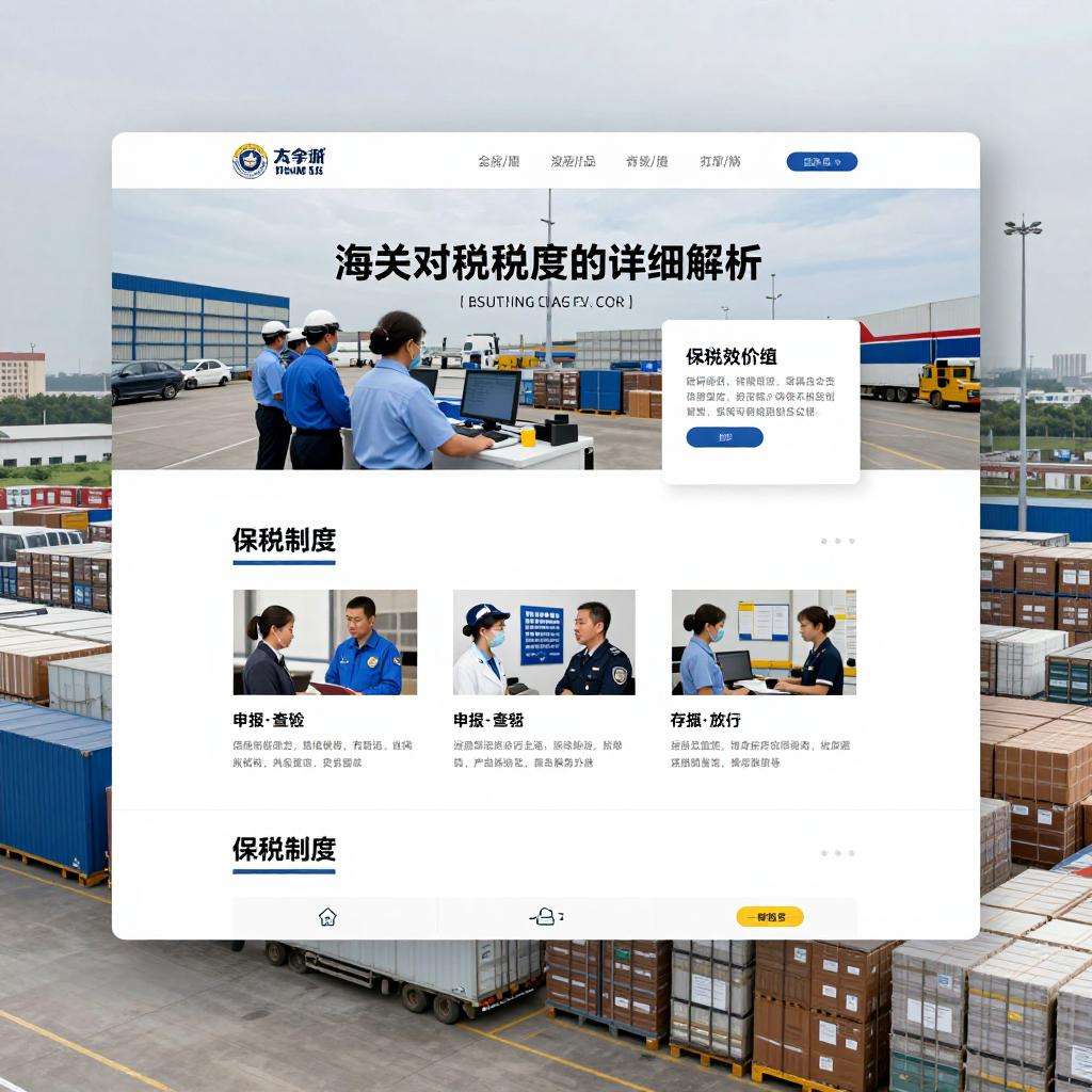 海关详解保税制度，从形式到管理的全面阐释