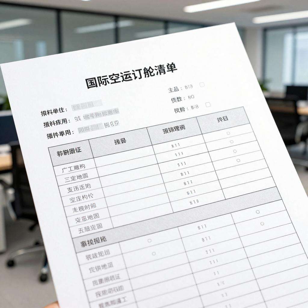 国际空运订舱资料清单与常见失败原因第三张图