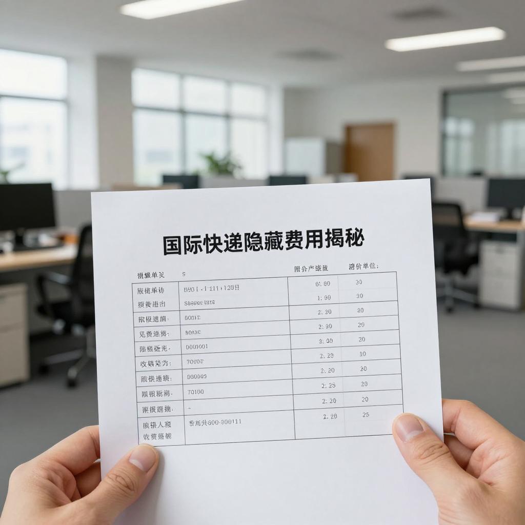 国际快递隐藏费用揭秘：报价单猫腻与附加费陷阱