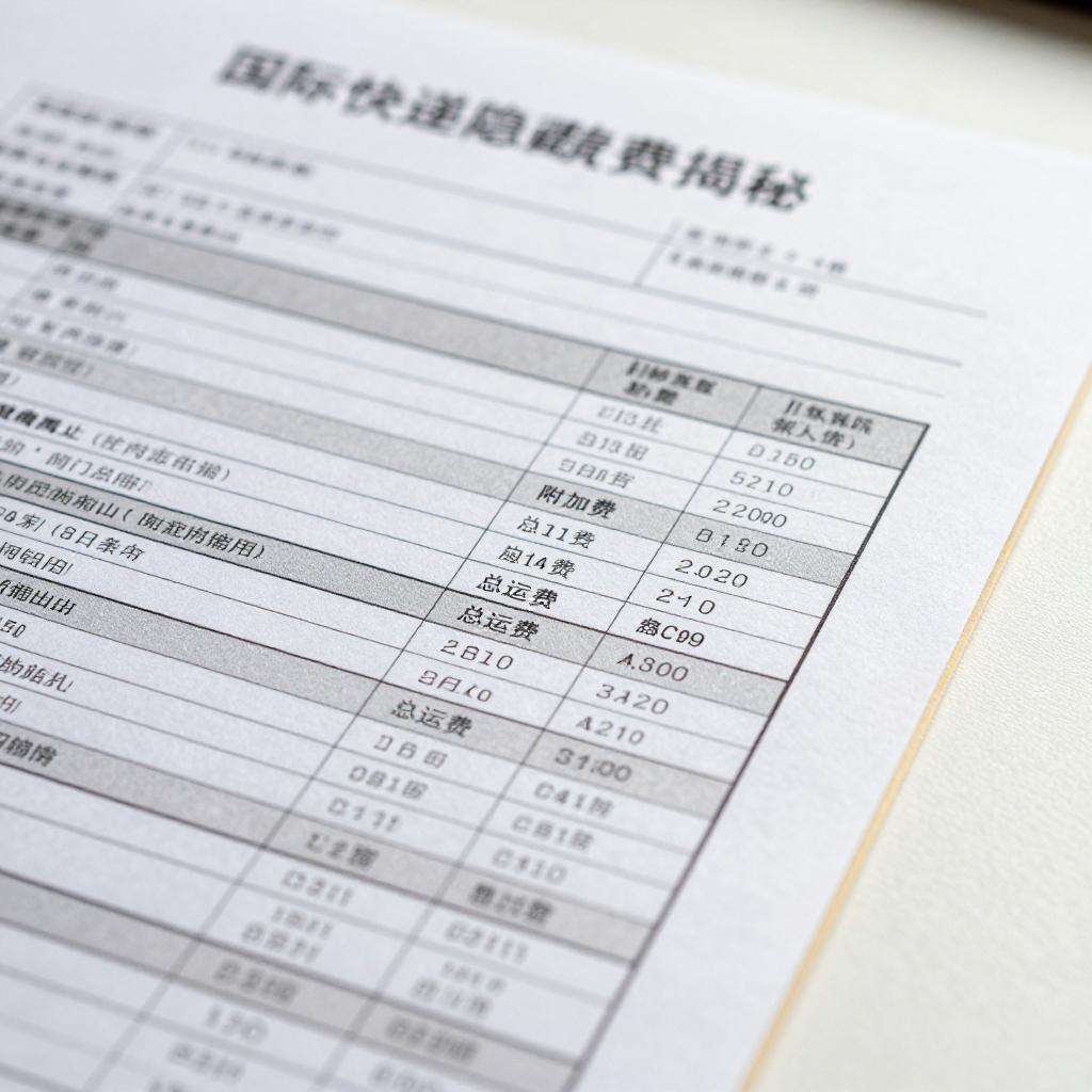 国际快递隐藏费用揭秘:报价单猫腻与附加费陷阱 国际快递隐藏费用揭秘:报价单猫腻与附加费陷阱第二张图