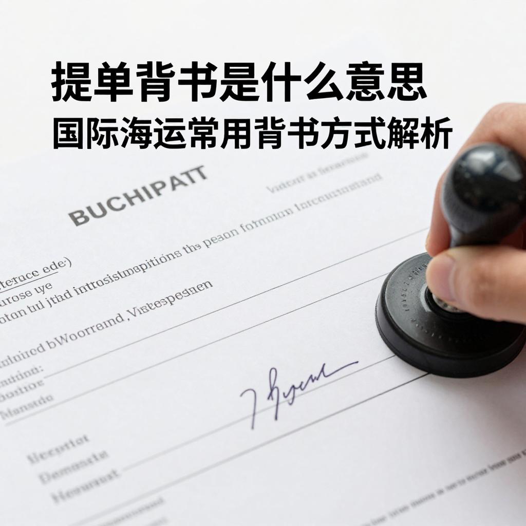 提单背书是什么意思？国际海运常用背书方式解析第二张图