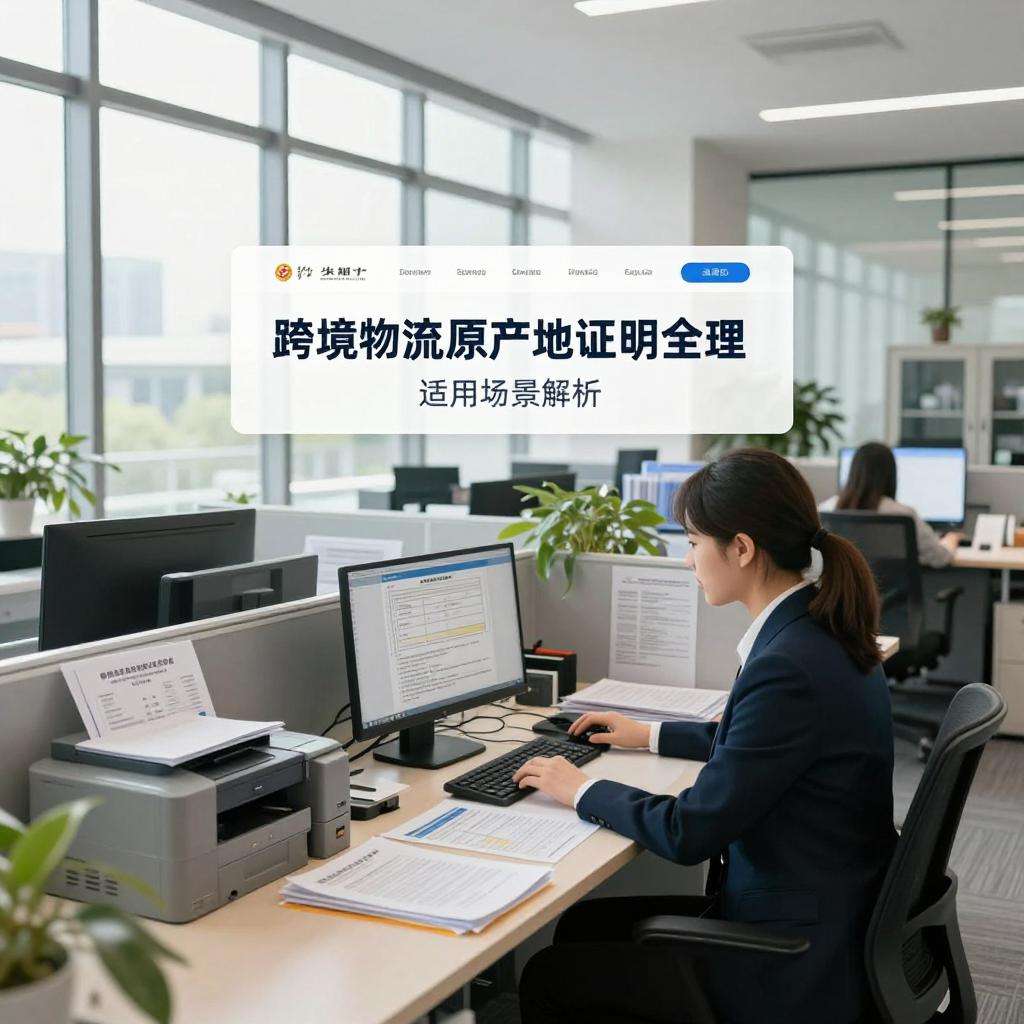 跨境物流原产地证明办理全流程及适用场景解析