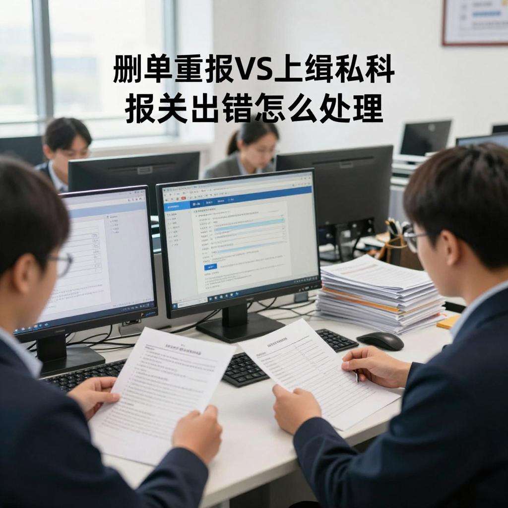 删单重报VS上缉私科：报关出错怎么处理？