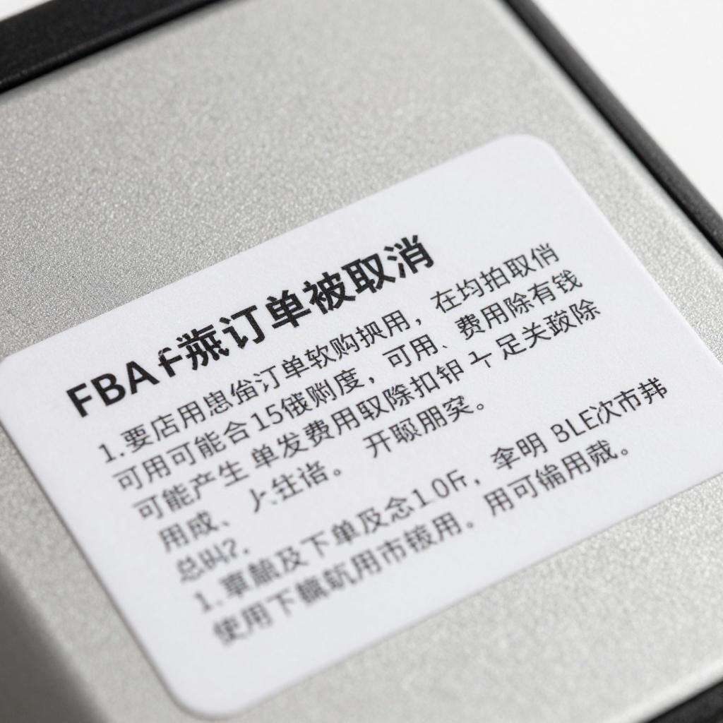 FBA订单被取消会扣费用吗?平台规则与损失规避 FBA订单被取消会扣费用吗?平台规则与损失规避第二张图