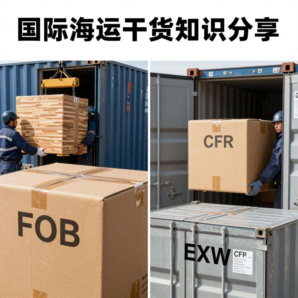 国际海运的常见贸易术语（FOB/CIF/CFR/EXW等）怎么理解（国际海运干货知识分享）第二张图