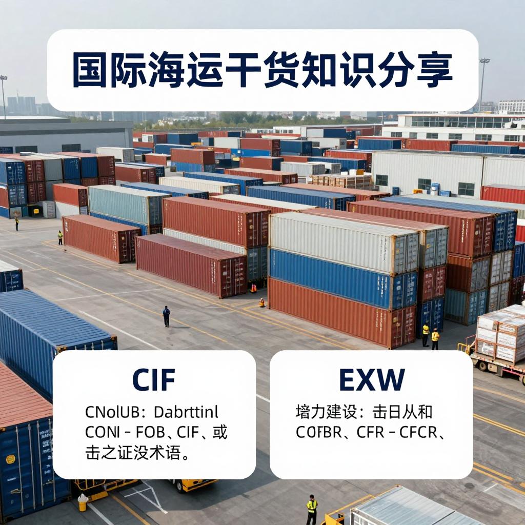 国际海运的常见贸易术语（FOB/CIF/CFR/EXW等）怎么理解（国际海运干货知识分享）第三张图