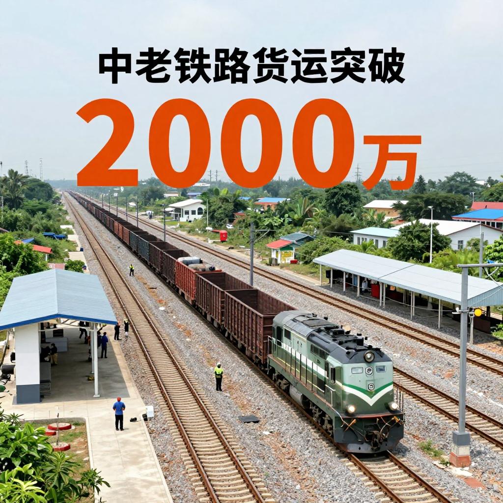 中老铁路累计运输货物破2000万吨 货物品类达2000余种
