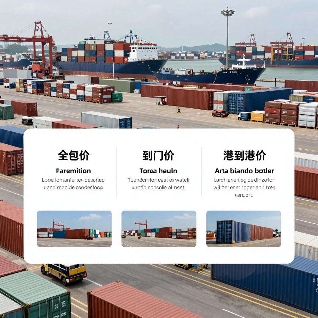 海运运费报价中的“全包价”“到门价”“港到港价”区别（国际海运干货知识分享）