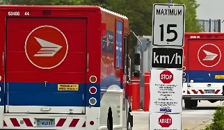 出口延误，加拿大邮政