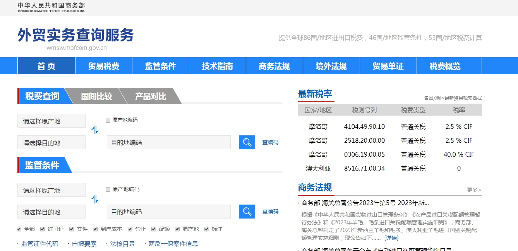 各国关税，关税