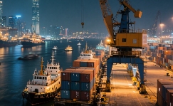 2025年上半年全球国际海运总量达到9350万标准箱（同比增长4.5%）