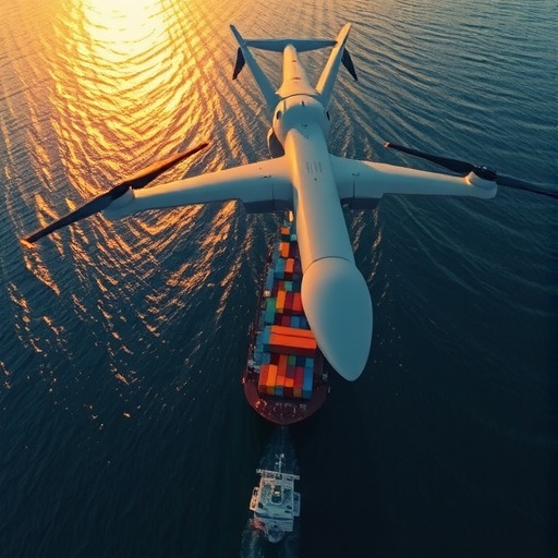 中国邮政大型无人机完成**跨海运邮