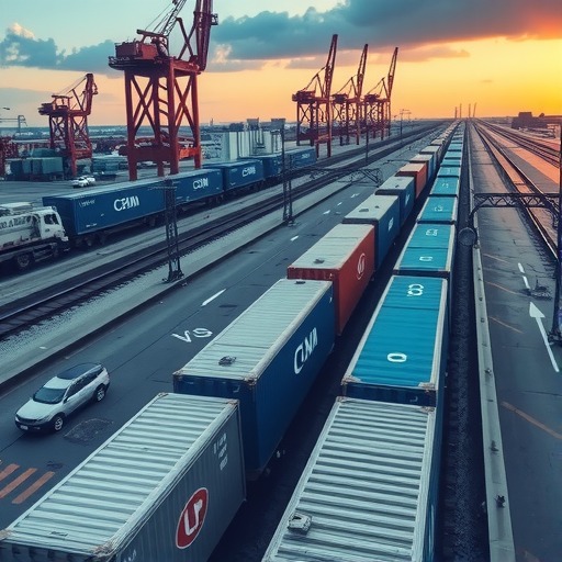 广物控股自主运营中欧班列首 发