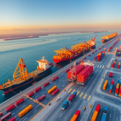 5月份连云港港完成货物吞吐量2403.6万吨增长6.5%