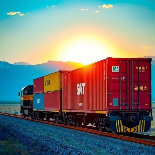 广西制造搭乘中欧班列发往哈萨克斯坦