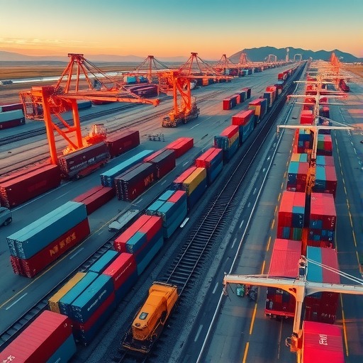 新疆阿拉山口口岸进出中欧班列超2000列