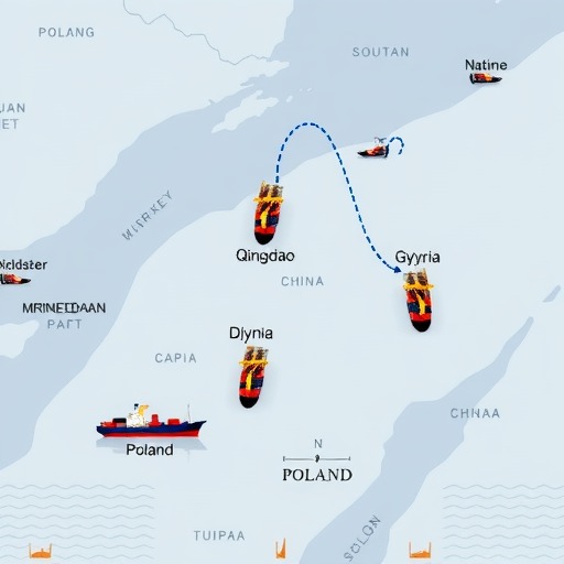 青岛到波兰格丁尼亚海运几天能到
