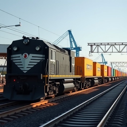 宝鸡到俄罗斯雅戈尔首趟中欧国际货运班列顺利开行