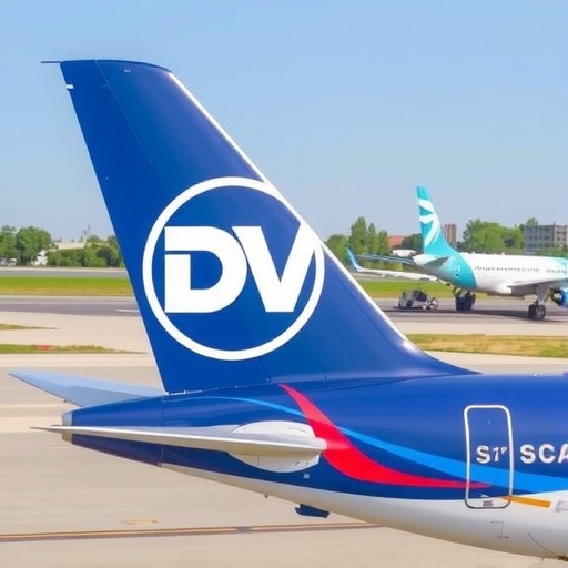 DV是哪个航空公司，SCAT航空标志