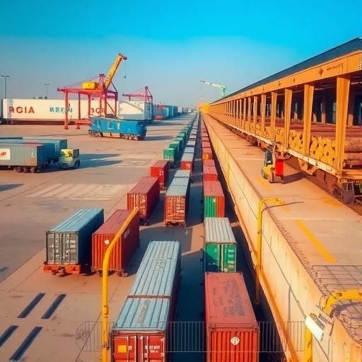 广东迎来首列进口中欧班列,千余吨白俄罗斯木材抵达东莞