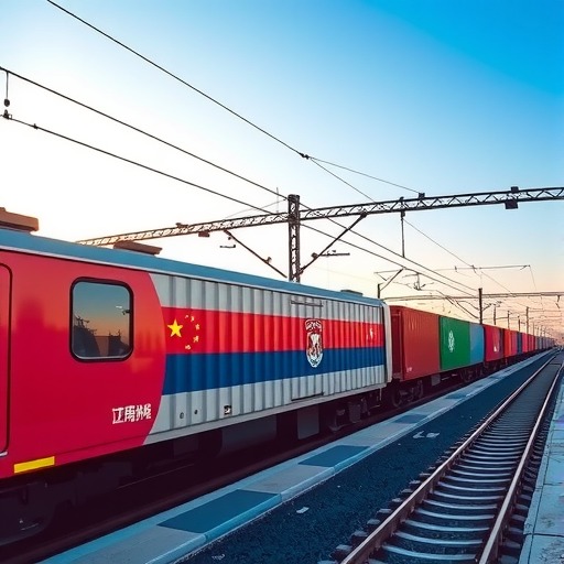 **塞尔维亚中欧班列抵达贝尔格莱德 将加速匈塞铁路建设