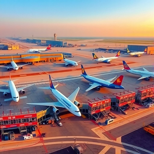 2018年中国内地前十大机场吞吐量排名