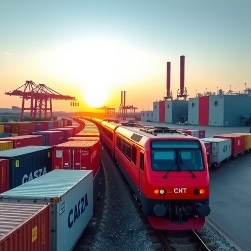 陕西首开多式联运中欧班列