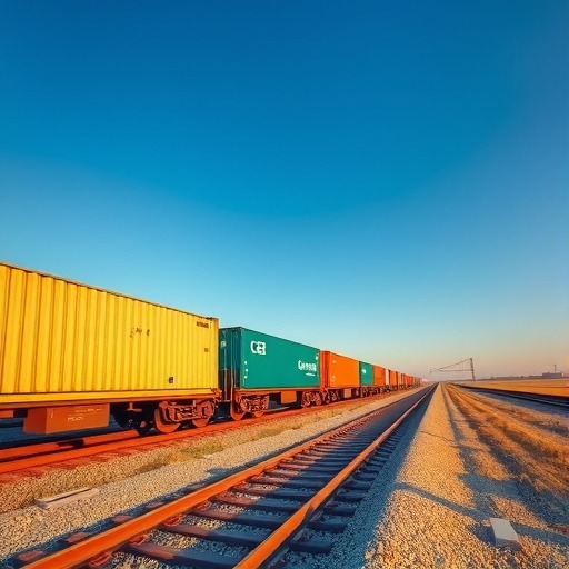 乌鲁木齐国际陆港区至白俄罗斯明斯克重去重回班列**