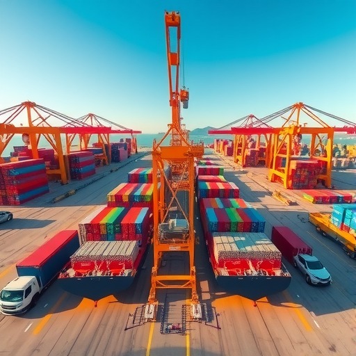 1-7月全国港口货物吞吐量及集装箱吞吐量排名