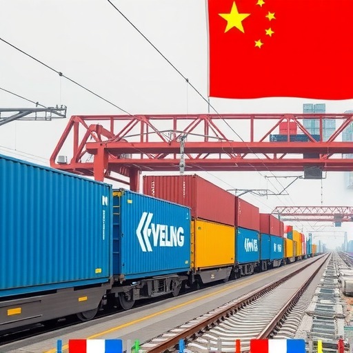 “德国曼海姆港—重庆果园港”班列抵达重庆