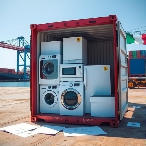 家用电器转运到意大利需要多少钱,多长时间