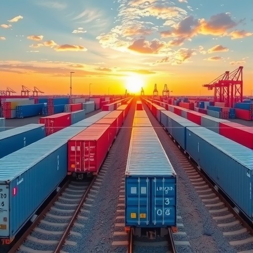 贵州省中欧班列共计出口202箱次货值近4000万元