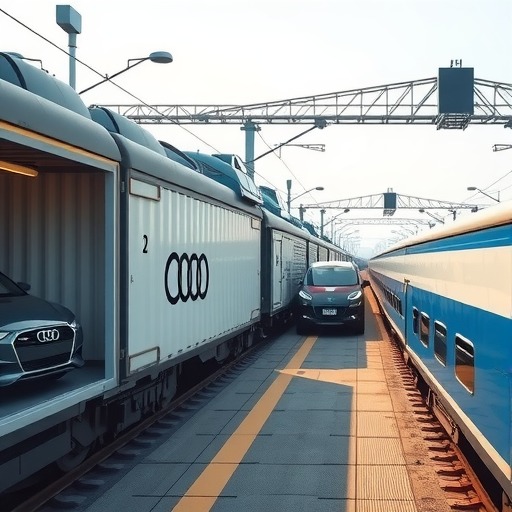 首列中欧班列“奥迪整车进口班列”抵达西安