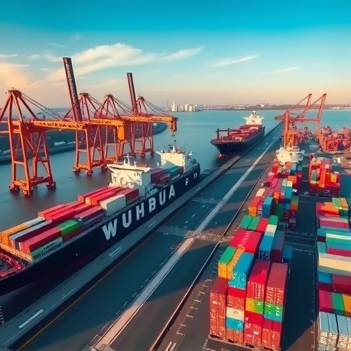 1至6月武汉港累计完成港口货物吞吐量7124万吨