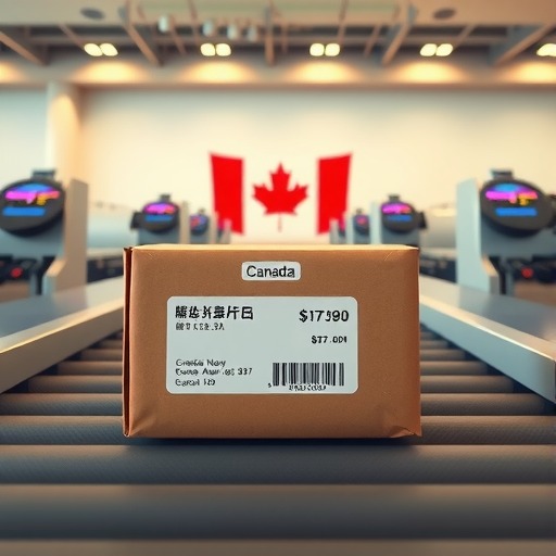 上海寄快递到加拿大多少钱，多长时间