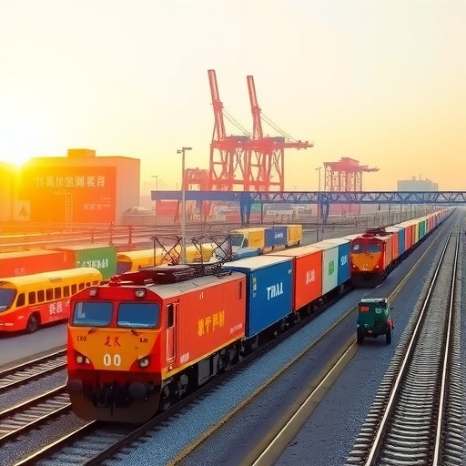 成都直达德国杜伊斯堡 中欧班列（成渝）号长虹专列发车