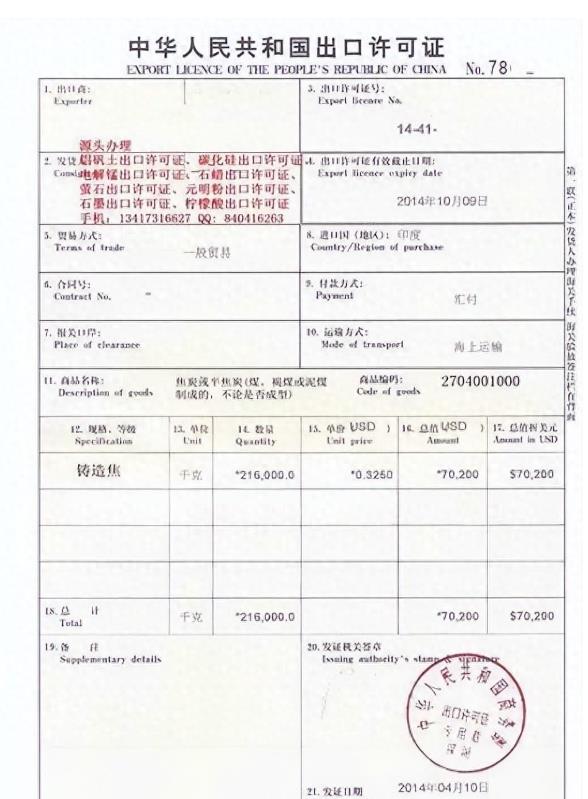 外贸企业进出口需要什么单证资料？（进口许可证和出口许可证）