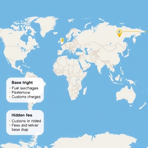 国际快递费用构成：从基础运费到隐藏附加费一般有哪些？