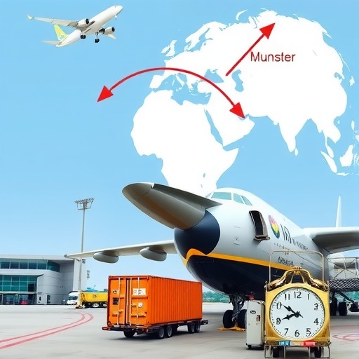 上海到明斯特空运运费需要多少钱,多长时间