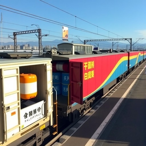 中欧班列（沈阳）成功开行乳制品回程专列