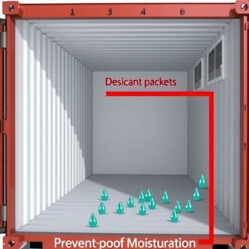 国际海运货物湿损预防指南：集装箱干燥剂、防水膜使用规范